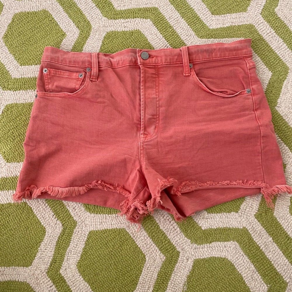 GAP Salmon Jean Shorts